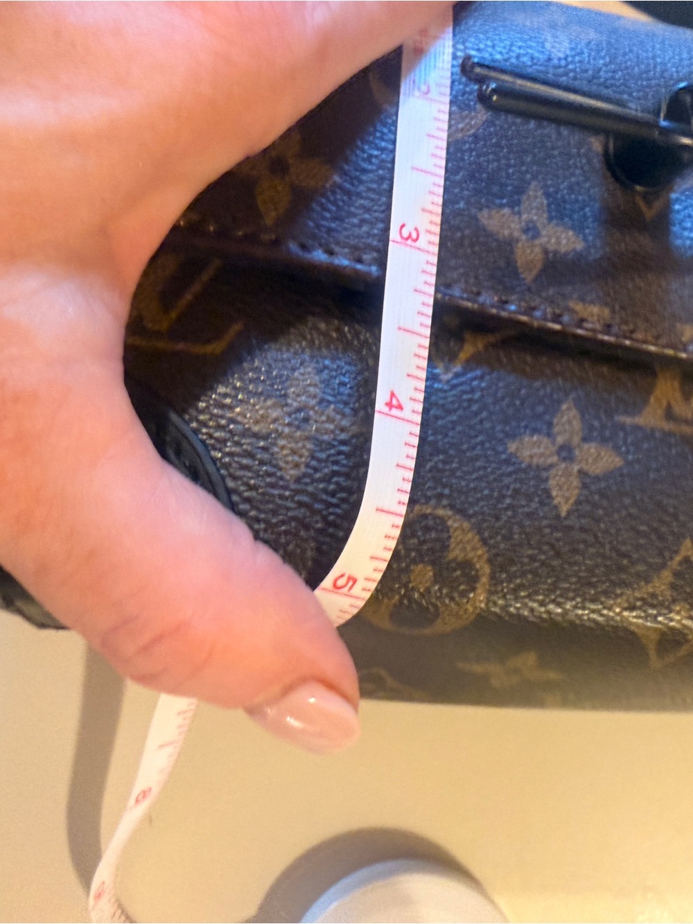 Brown Monogram Crossbody Bag - Picture 9 of 10